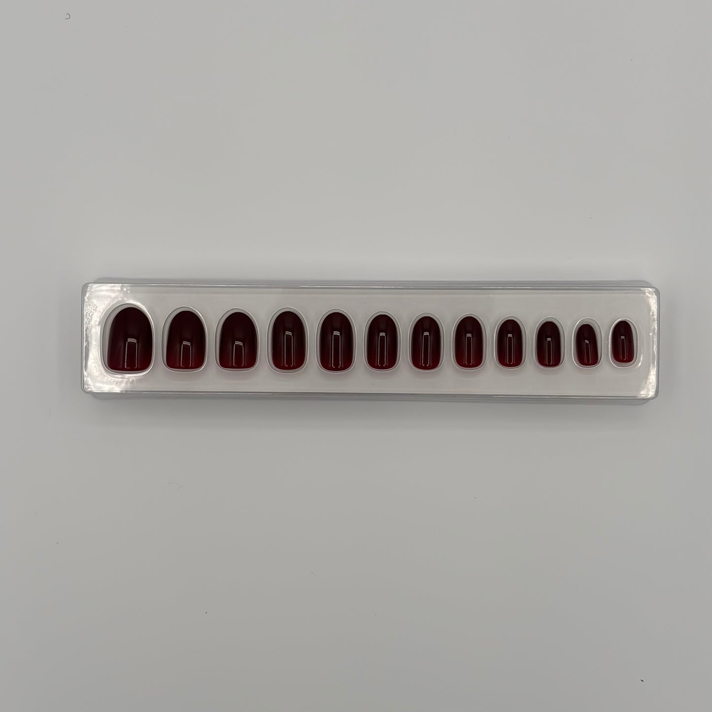 Static Nails Cherry Liquor Round