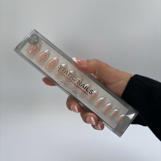 Static Nails Quiet Luxury Almond